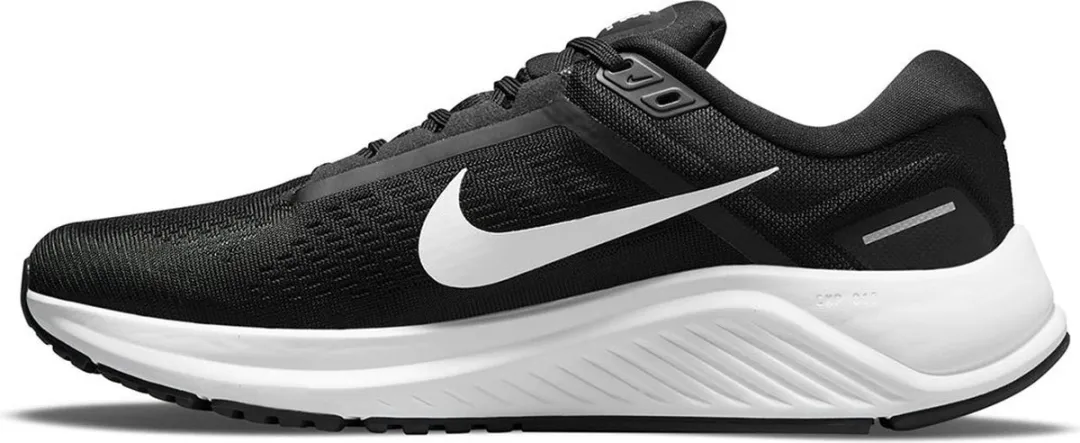 Nike Air Zoom Structure 24 Hardloopschoenen - Maat 44.5 - Zwart/Wit - afbeelding 6 van 6