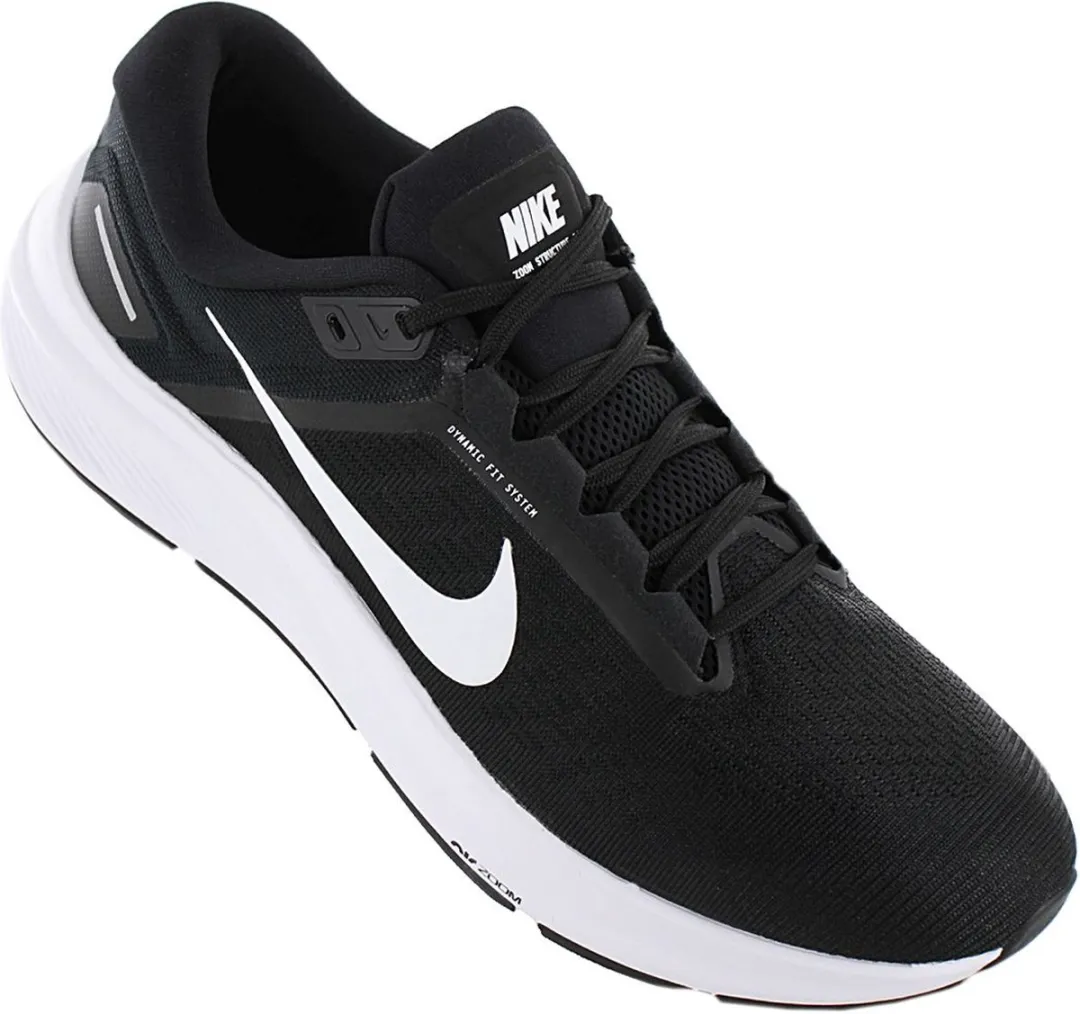 Nike Air Zoom Structure 24 Hardloopschoenen - Maat 44.5 - Zwart/Wit