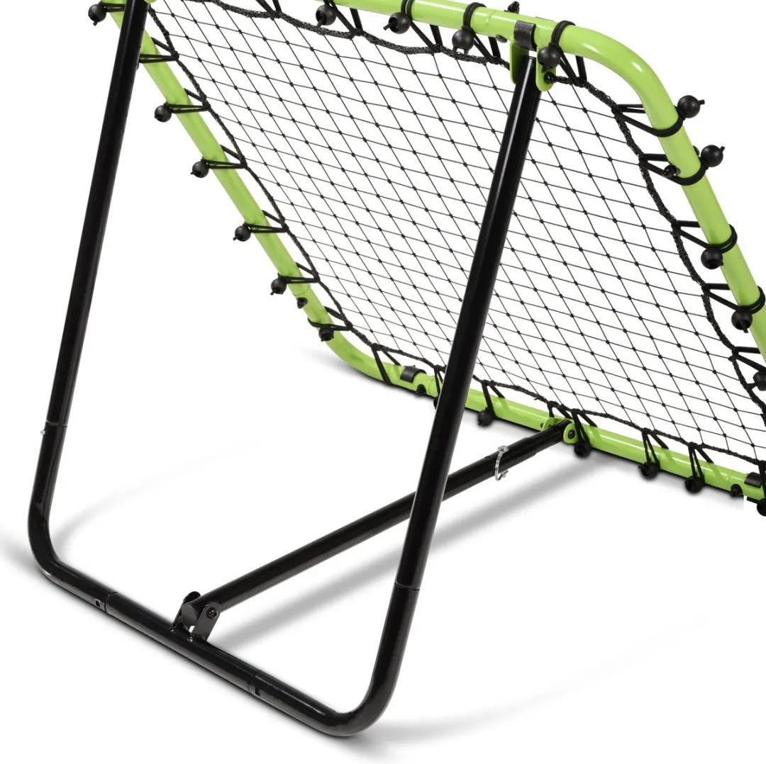 EXIT Tempo Multisport Rebounder 100x100cm - Tchoukbal/Voetbal - Groen/Zwart