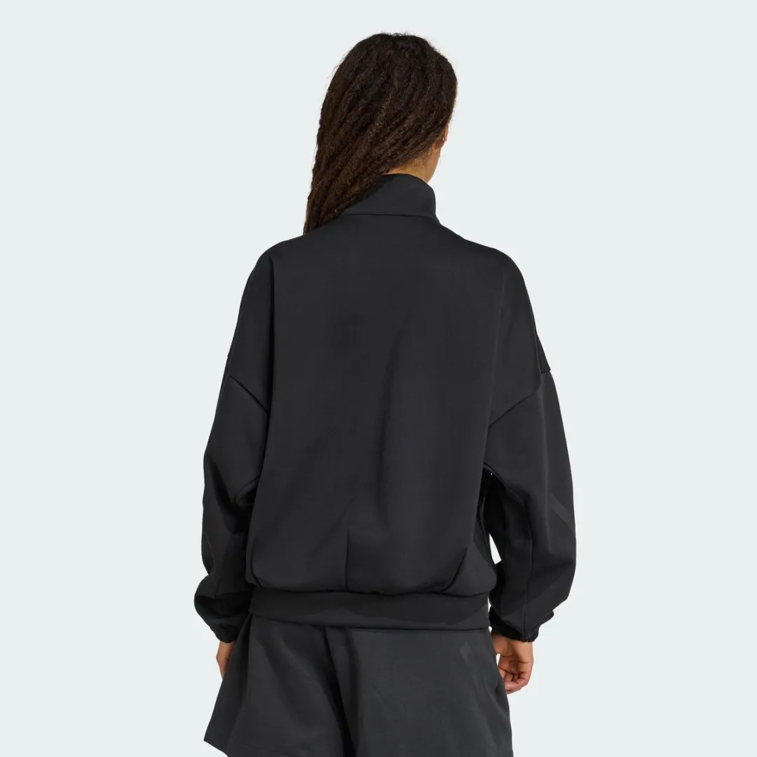 adidas Z.N.E. Sportjack Dames Joggingpak L - Zwart