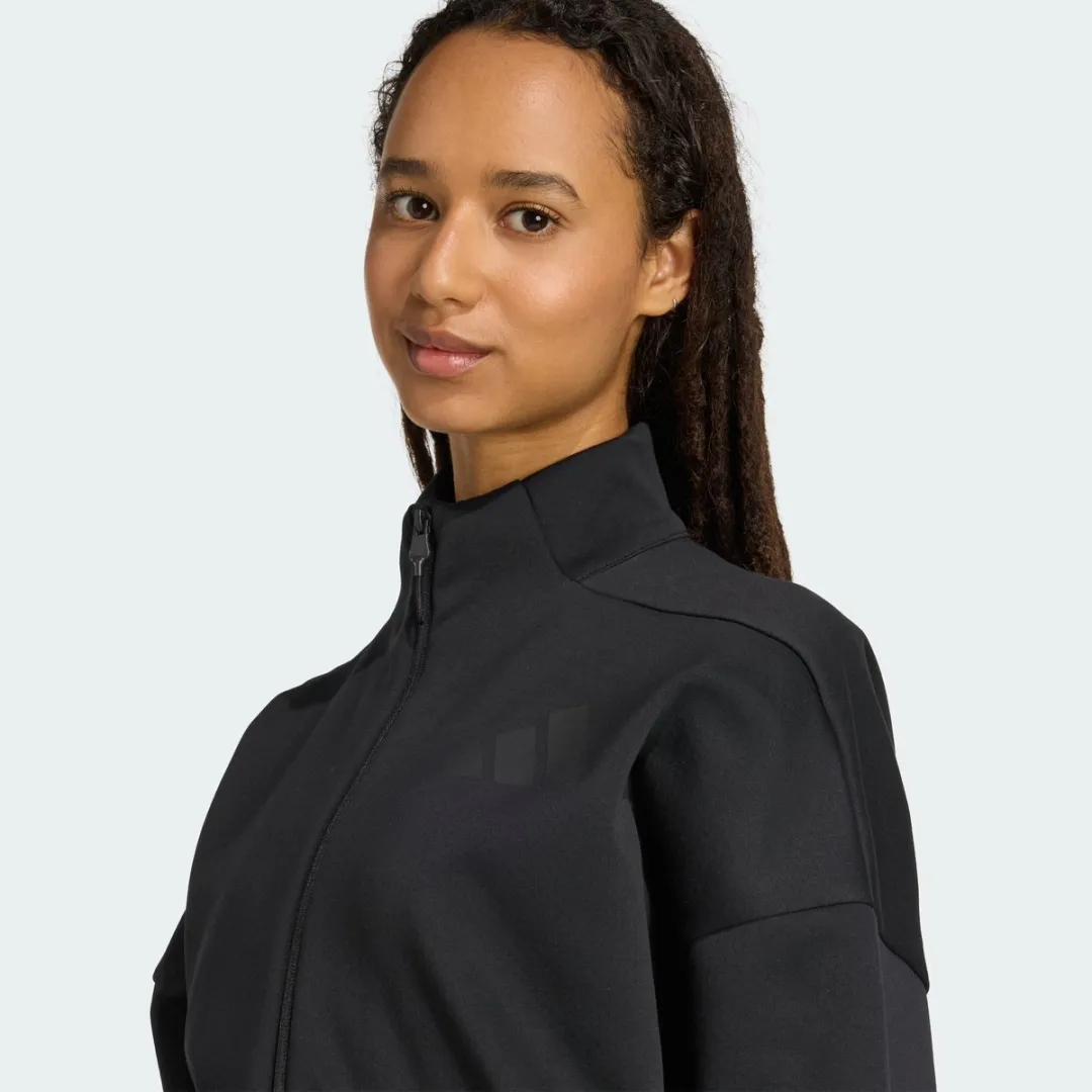 adidas Z.N.E. Sportjack Dames Joggingpak L - Zwart