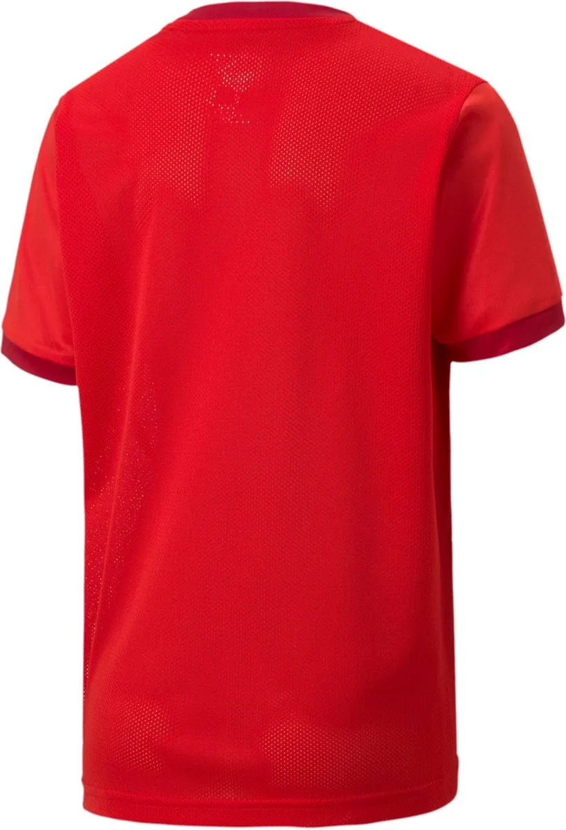 PUMA Unisex Sportshirt 128 - Rood/Wit