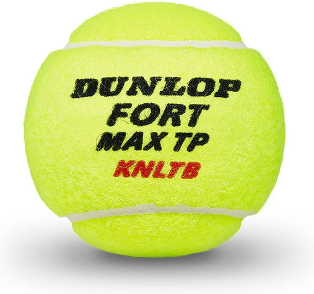 Dunlop Fort Max Tennisballen - 4 Stuks - Geel