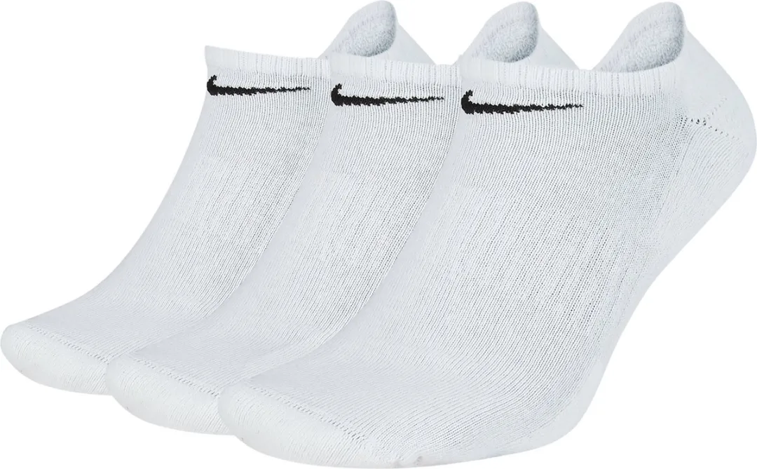 Nike Everyday Cushion No-Show Sokken SX7673-100 - 3 Stuks - Wit