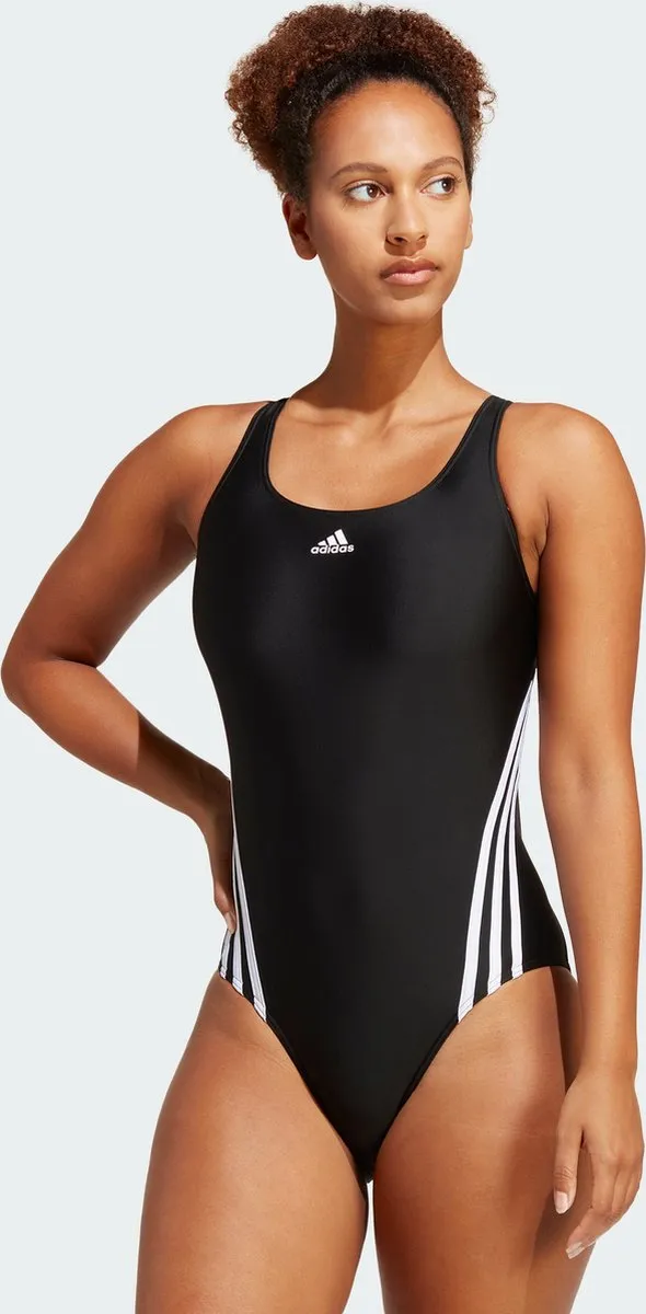 adidas 3-Stripes Badpak Dames IB5986 - 34 - Zwart