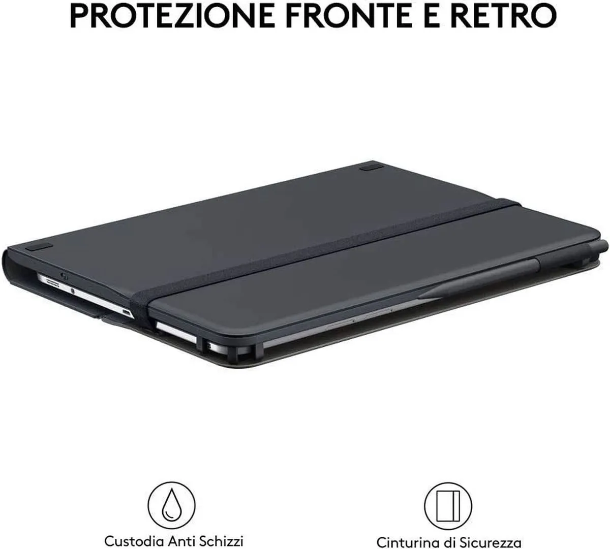 Logitech Universal Folio 920-008335 Toetsenbordcase - Zwart