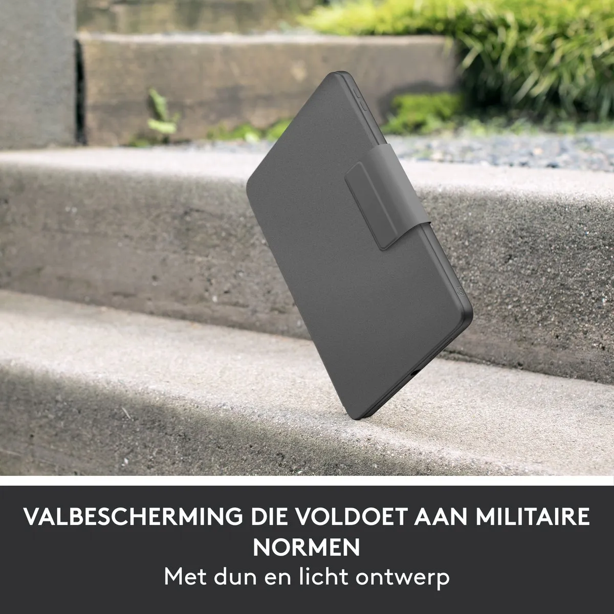Logitech Rugged Folio Toetsenbordcase - iPad 10 Grijs