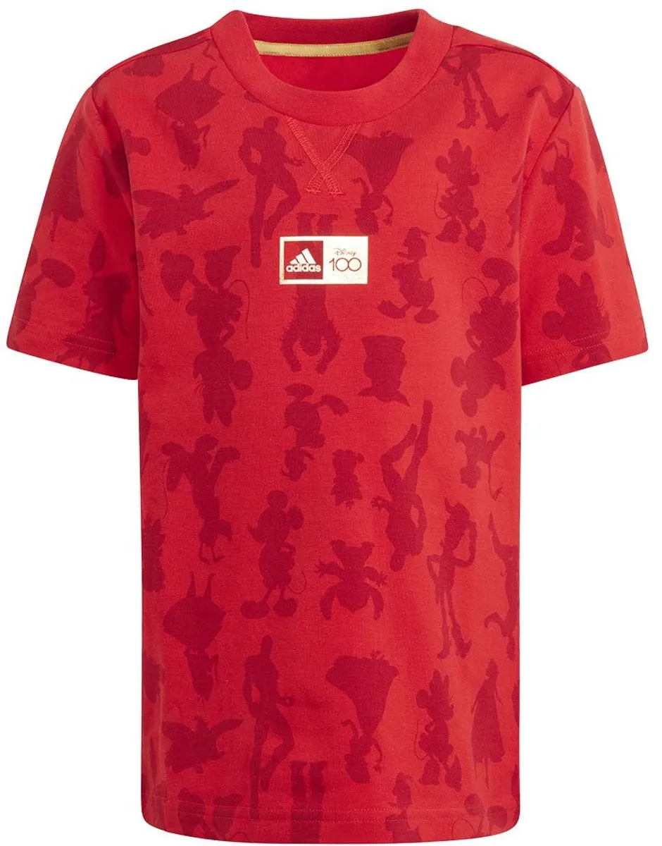 Adidas Disney 100 Set - T-shirt & Short - Rood - 24 Maanden t/m 3 Jaar