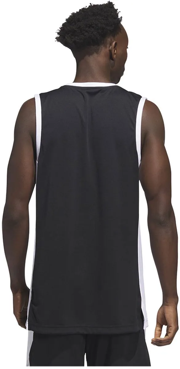 Adidas 3G Speed Reversible Mouwloos T-shirt - 2XL - Zwart/Wit