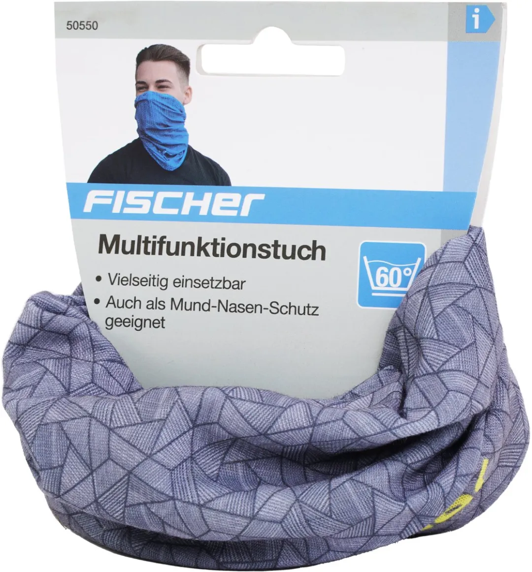 Fischer Multifunctionele Sjaal - Grijs - afbeelding 6 van 6