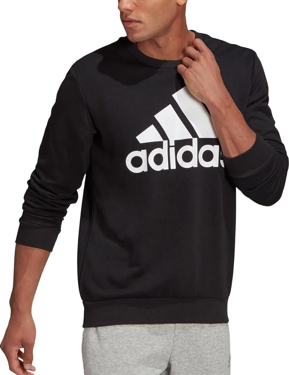 adidas Big Logo French Terry Sweatshirt S - Zwart