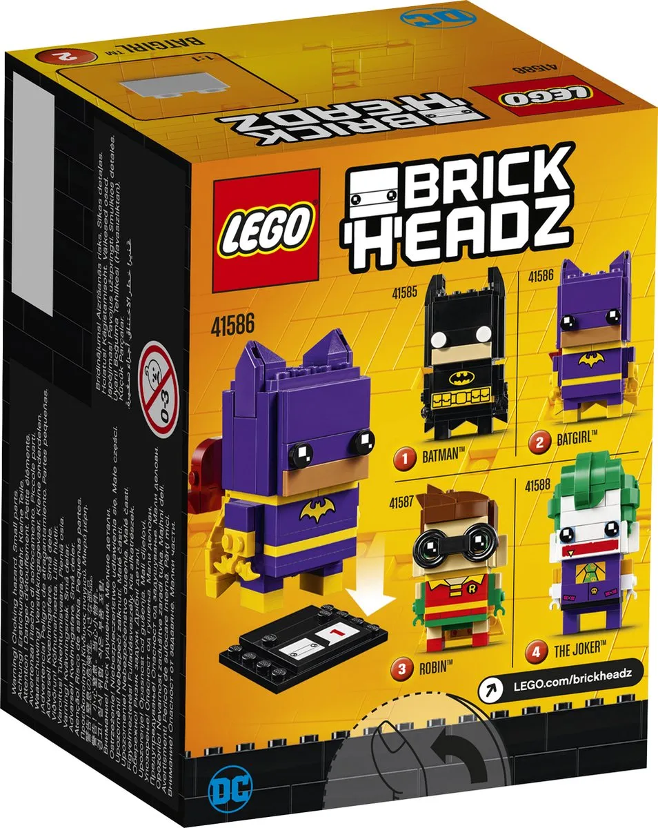 LEGO BrickHeadz Batgirl 41586 - 99 Stukken - afbeelding 3 van 4