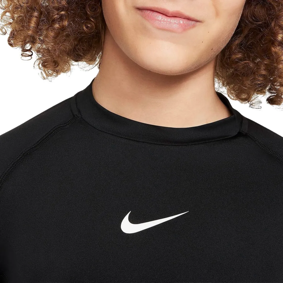 Nike Pro Dri-FIT LS Shirt Junior 140 - Zwart