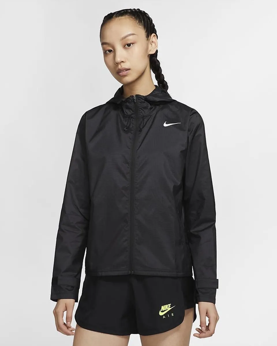 Nike Essential Sportjas Dames S - Black/Reflective Silver