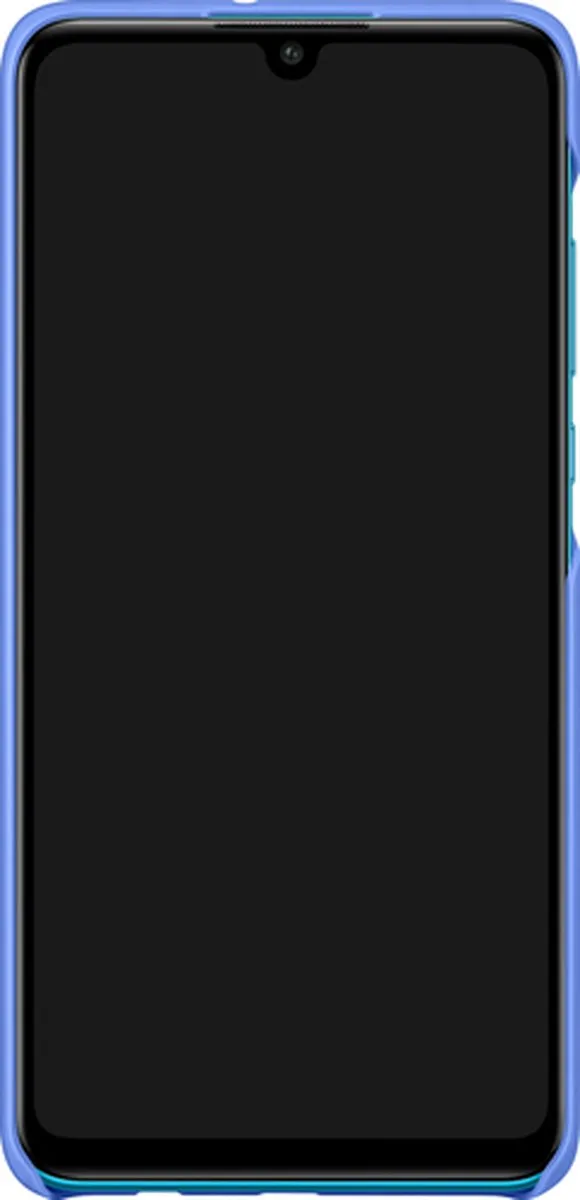 Huawei P30 Lite Hoesje - Floral Blue Design - Blauw