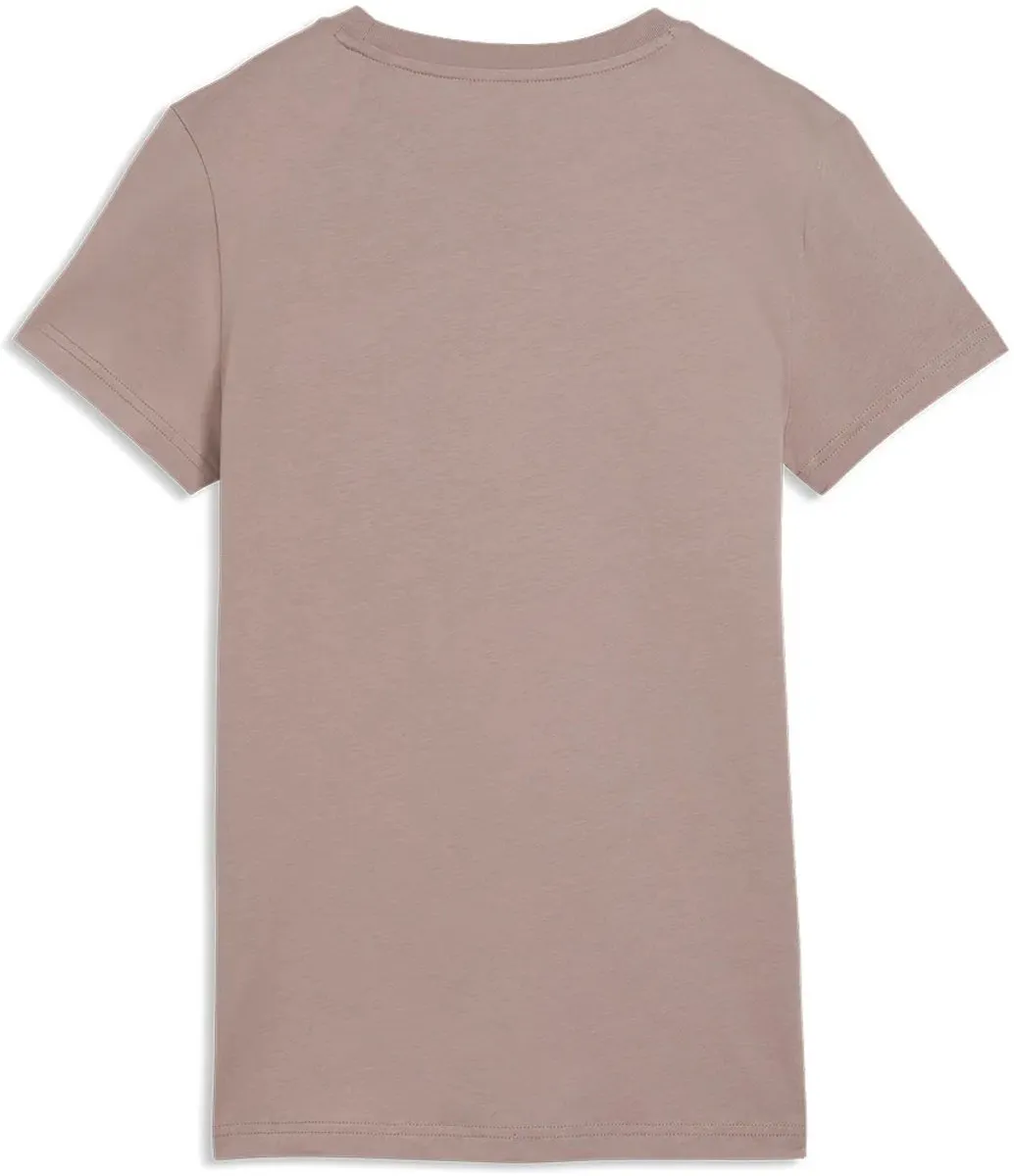 PUMA ESS Small No.1 Logo Tee Dames T-shirt - Roze