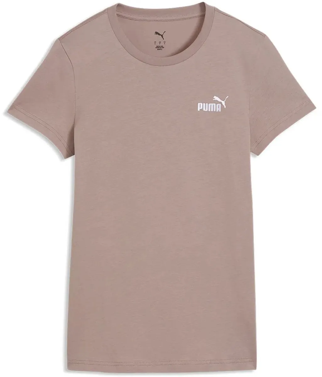 PUMA ESS Small No.1 Logo Tee Dames T-shirt - Roze