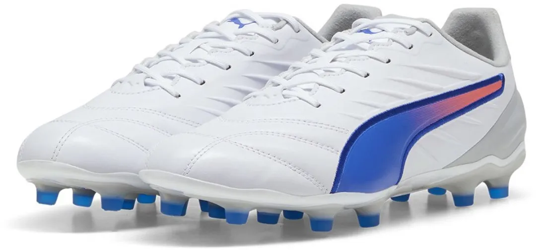 PUMA King Pro FG/AG Voetbalschoenen 42.5 - Wit