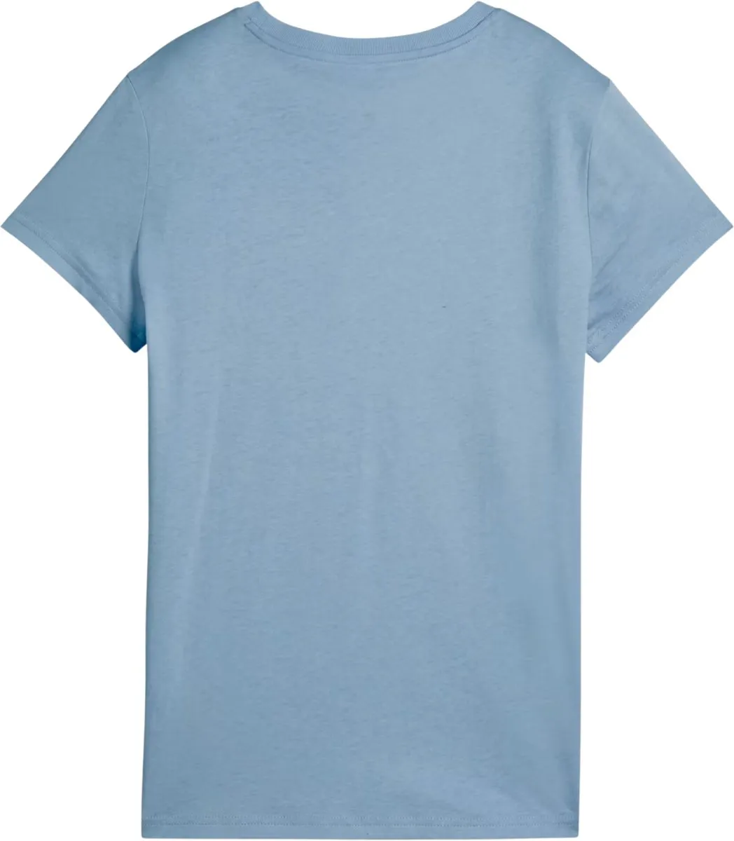 PUMA Ess Small No. 1 Logo Tee Dames - L - Blauw