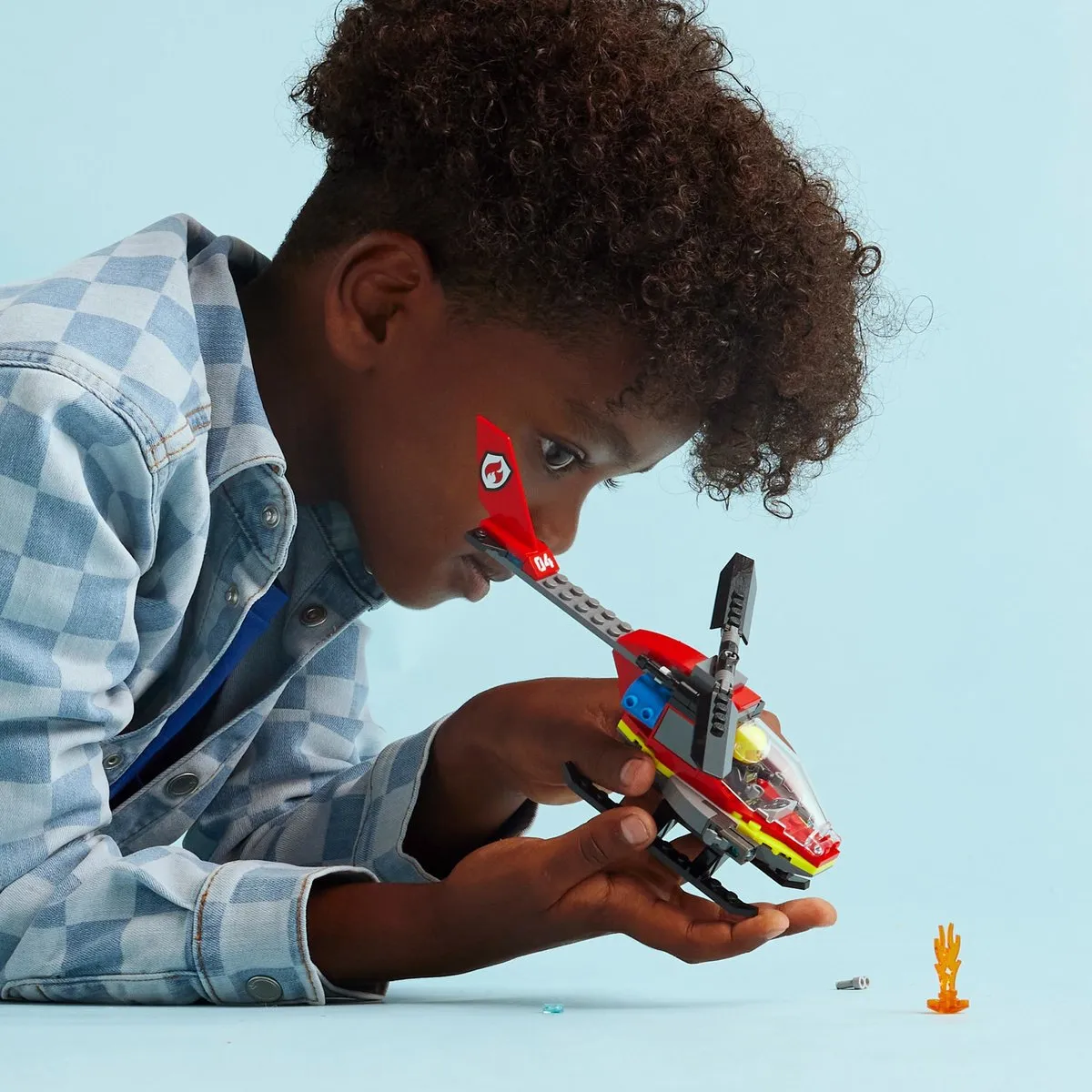 LEGO City Brandweerhelikopter 60411 - 85 Stukken