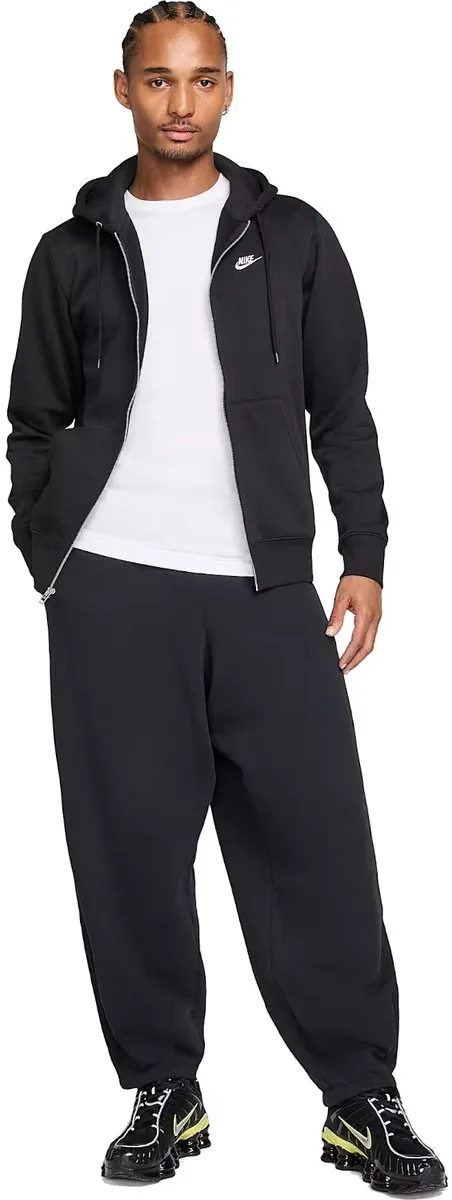 Nike Club Full-Zip Hoodie FN3861-010 - Zwart