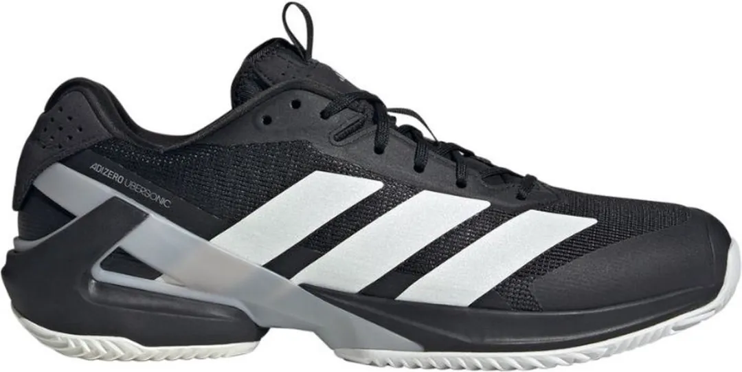 adidas Adizero Ubersonic 5 Tennisschoen - Heren - Zwart - 46