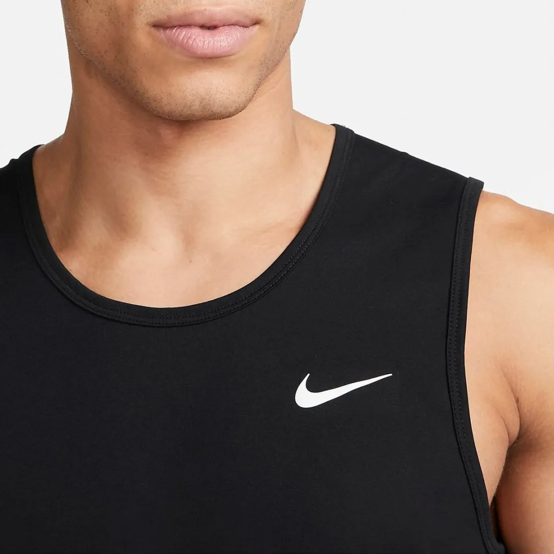 Nike Dri-FIT Hyverse Tanktop Heren L - Zwart