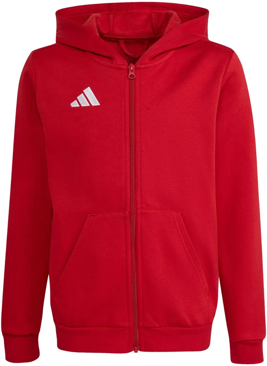 Adidas Entrada 26 Hoodie - Maat 116 - Rood