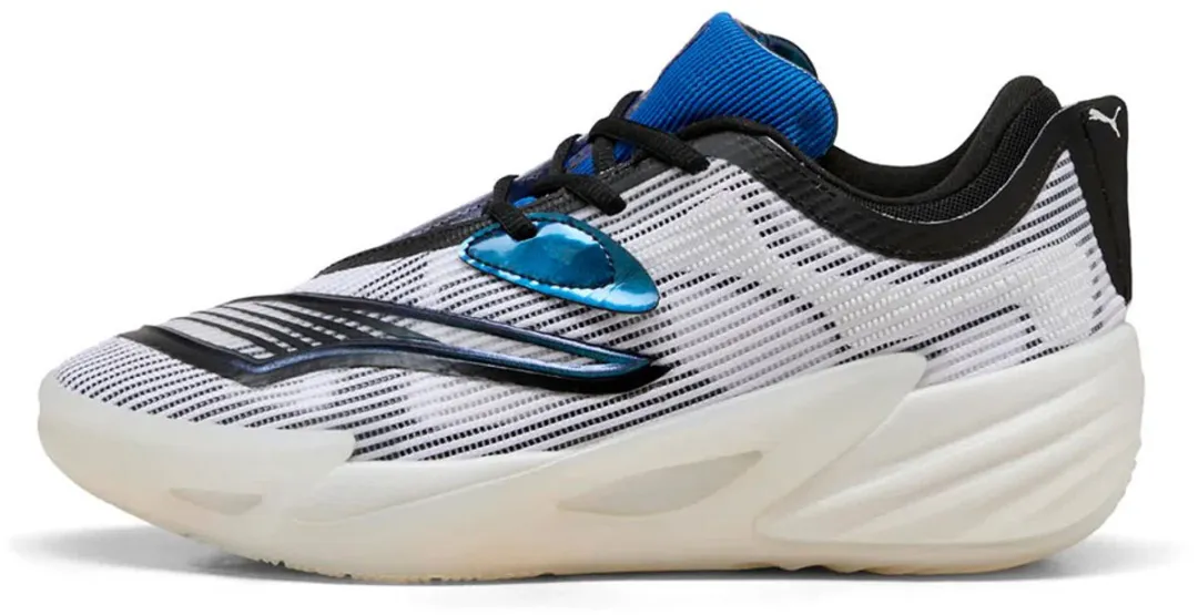 PUMA All-Pro Nitro 2 Shammgod Basketbalschoenen - Wit/Zwart - afbeelding 4 van 6