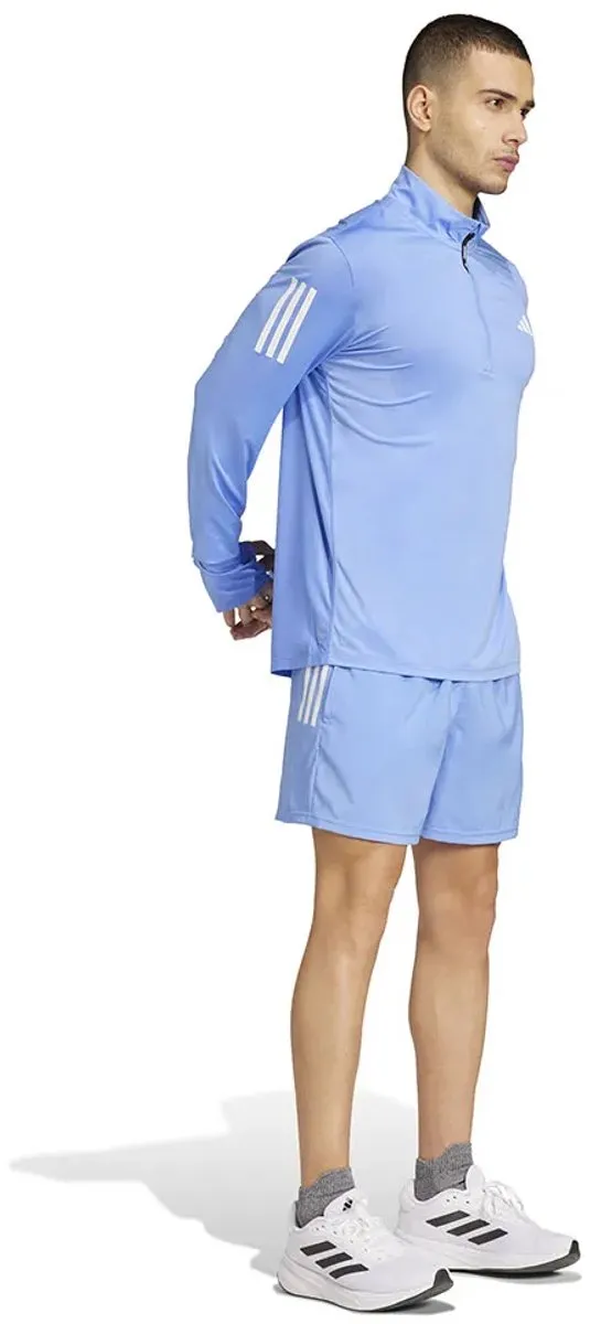 adidas Performance Own The Run Ritsshirt M - Blauw
