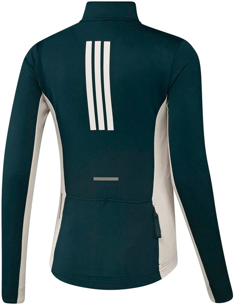 Adidas Tempo 3 Stripes Trui Lange Mouwen - XS - Blauw