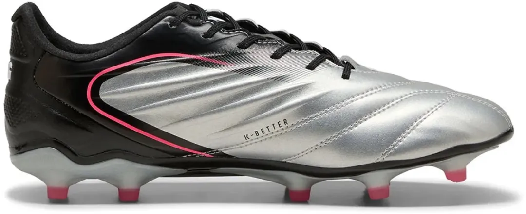 PUMA King Pro FG/AG Voetbalschoenen - Zilver - EU 38