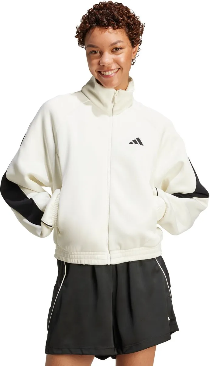 Adidas Sportswear Stadium Sportjack Dames Joggingpak Wit XL