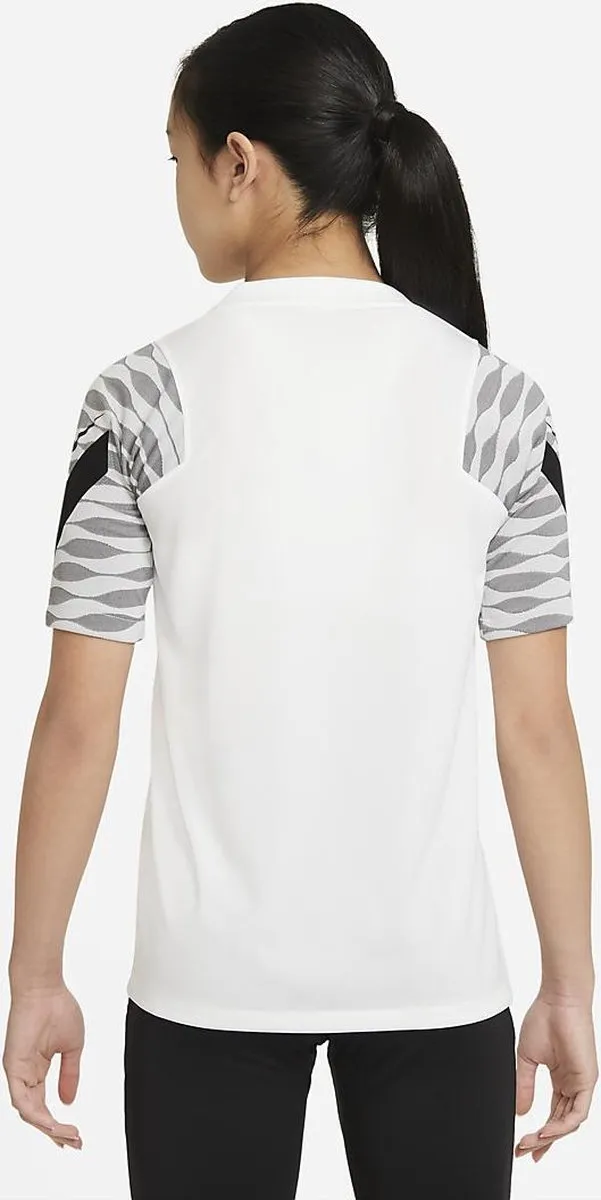 Nike Dri-FIT Strike Sportshirt CW5847-100 - 146 - Wit/Zwart