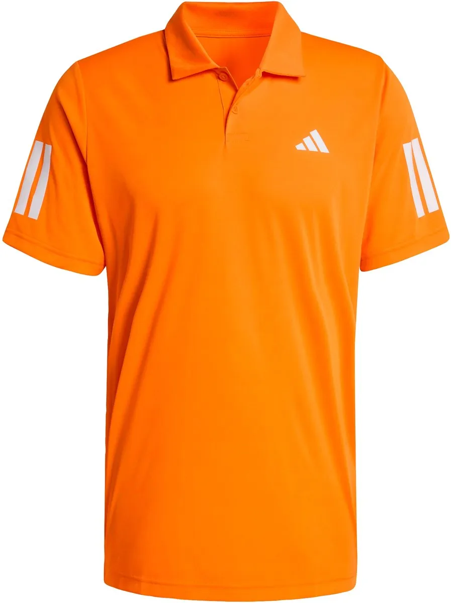 adidas Performance Club Tennis 3-Stripes Poloshirt M - Oranje