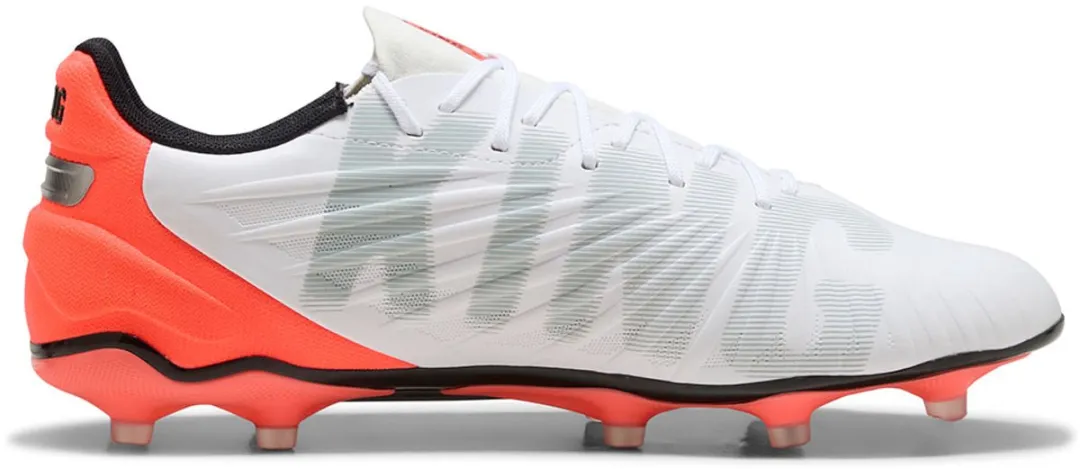PUMA King Match FG/AG Voetbalschoenen 39 - Wit