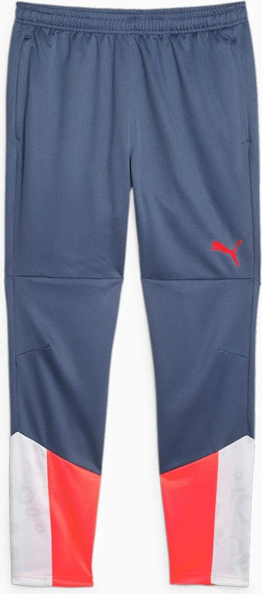 PUMA IndividualCUP Trainingsbroek Heren - Wit/Blauw S