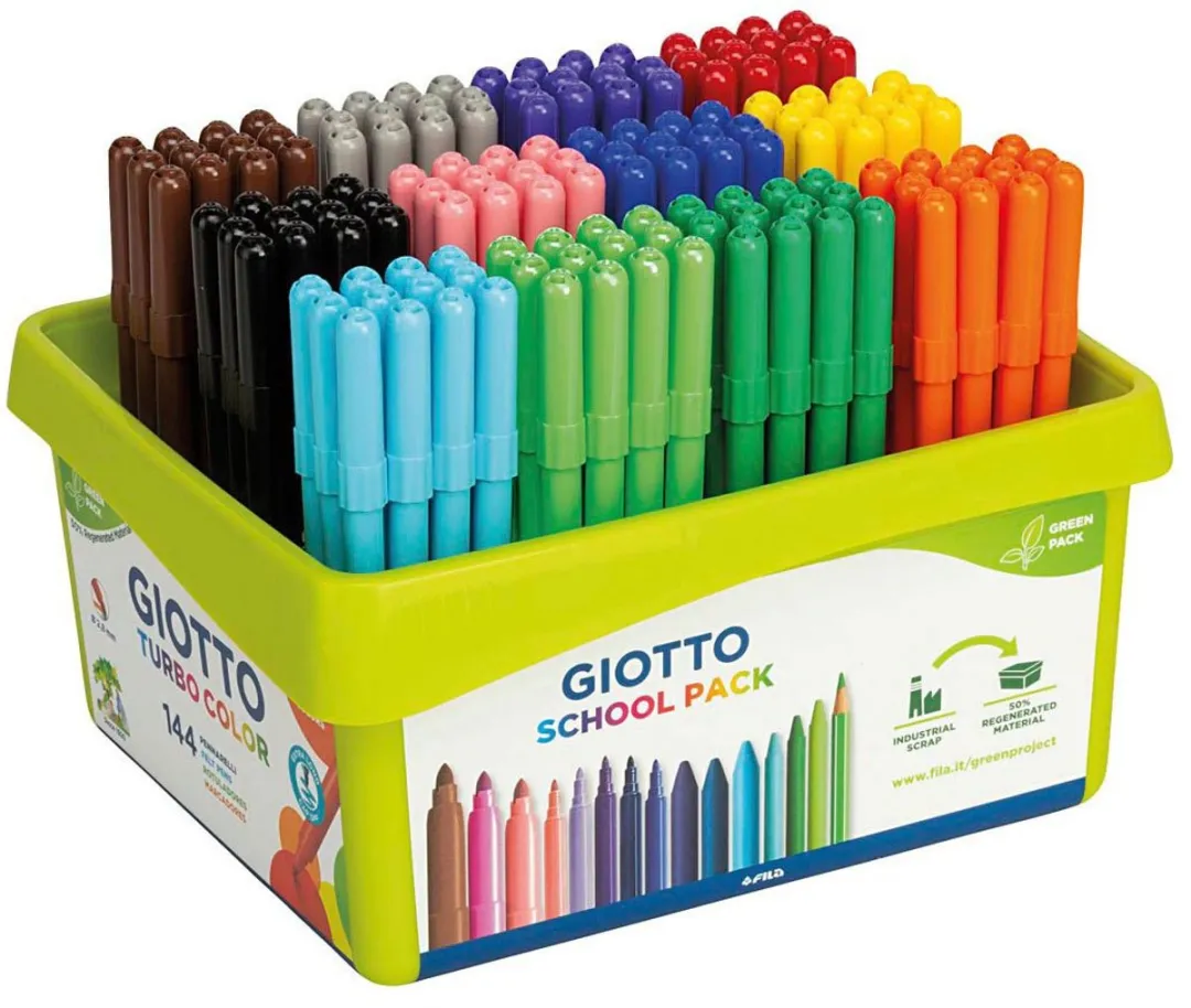 Creativ Company Giotto Turbo Color Schoolpack 144 Stuks