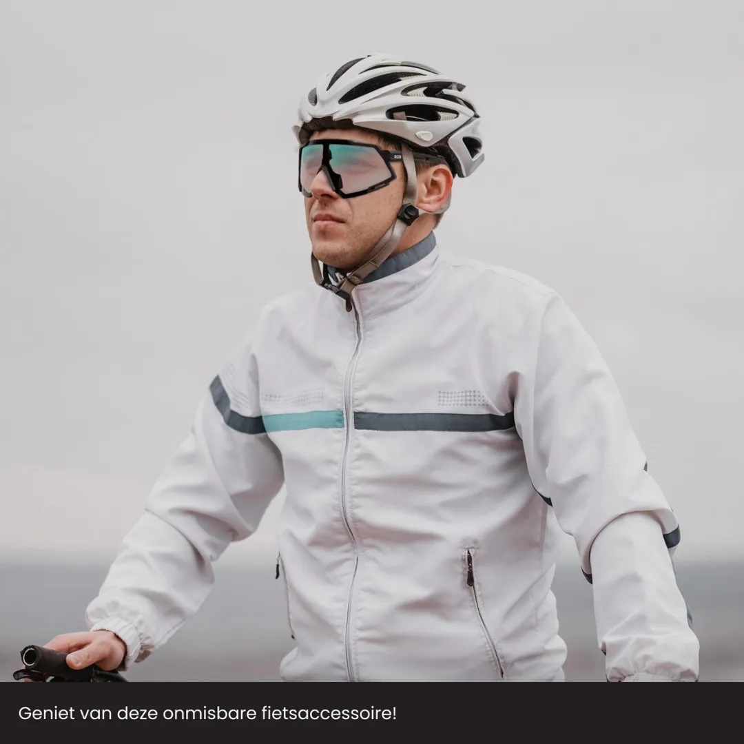 R2B Fietsbril - 5 Verwisselbare Lenzen - Zwart
