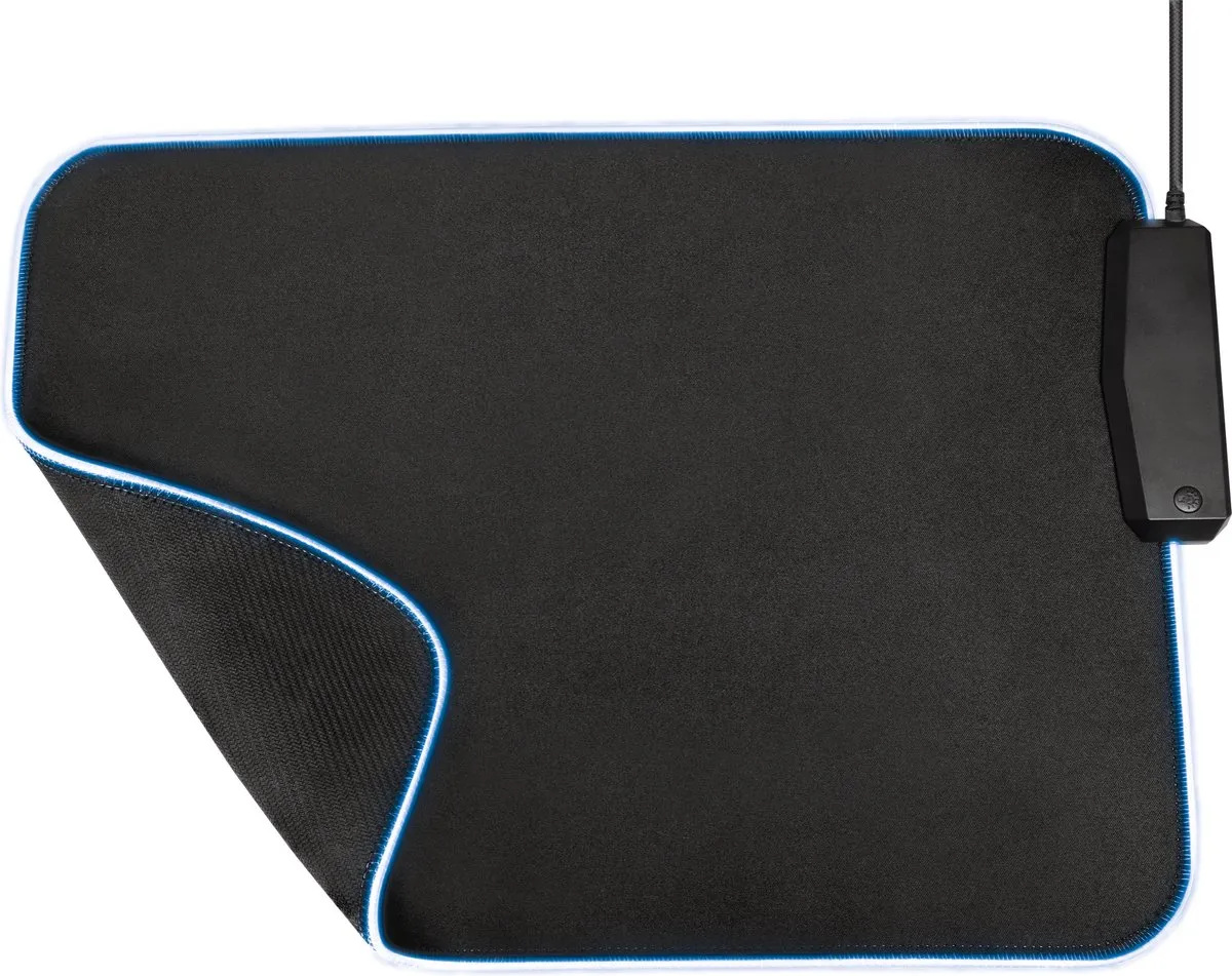 Trust GXT 765 Glide-Flex Muismat - RGB - USB Hub 4 Poorten