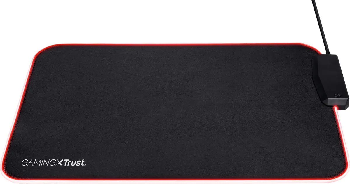 Trust GXT 765 Glide-Flex Muismat - RGB - USB Hub 4 Poorten