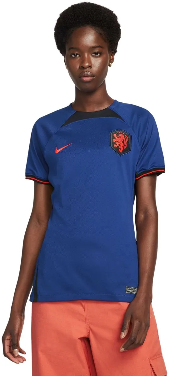Nike KNVB Dames Shirt Uit 22-24 - L - Blauw Oranje