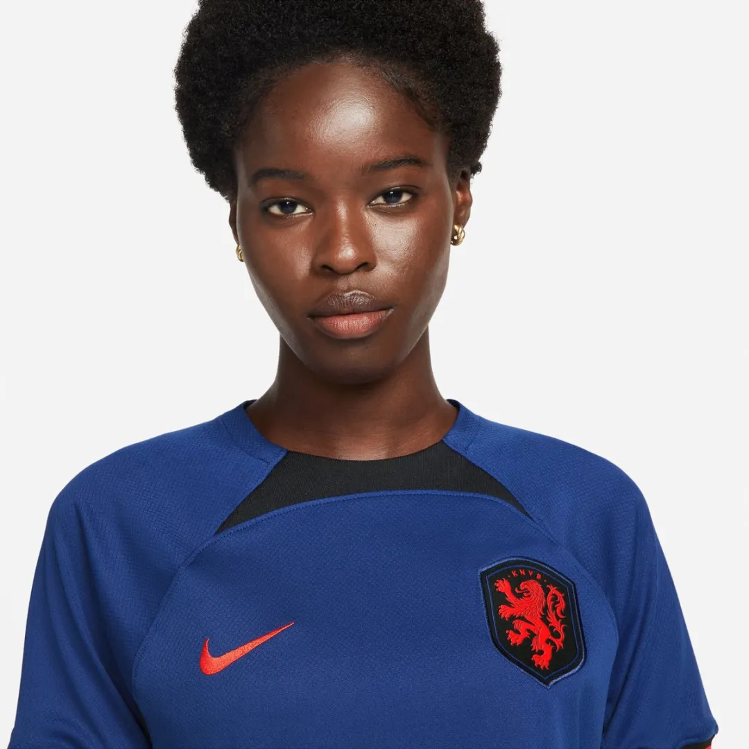 Nike KNVB Dames Shirt Uit 22-24 - L - Blauw Oranje