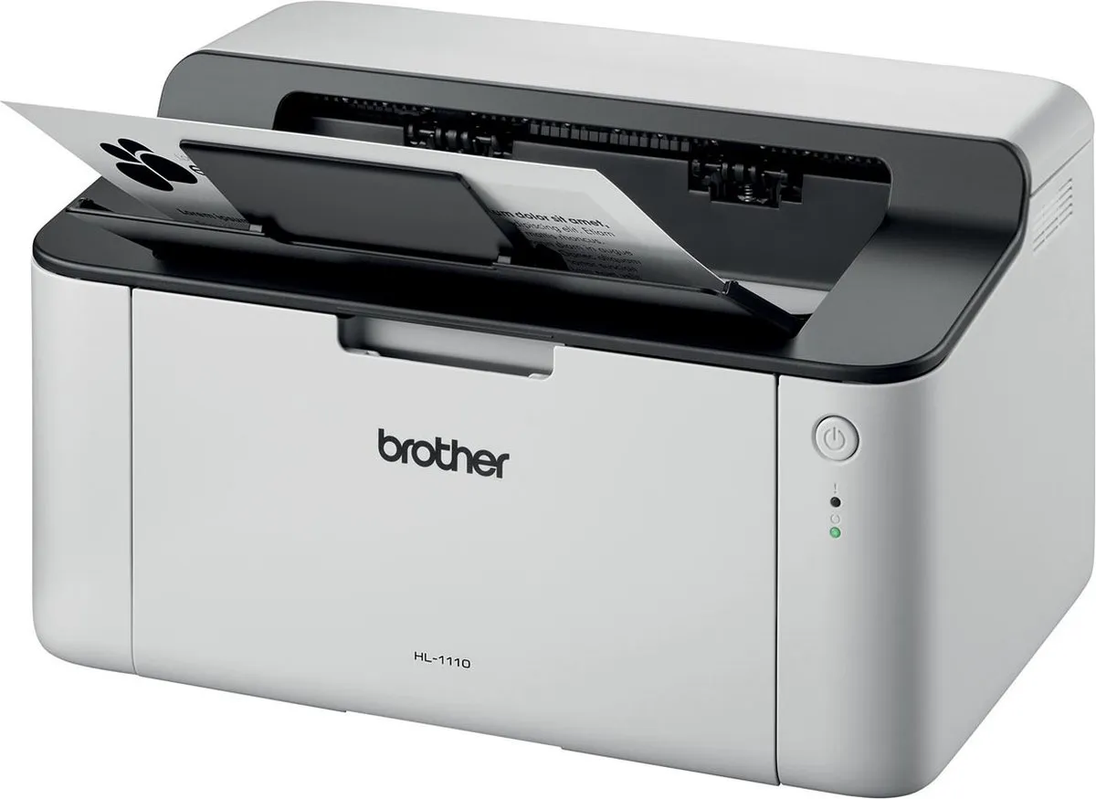 Brother HL-1110 Laserprinter - Zwart/Wit