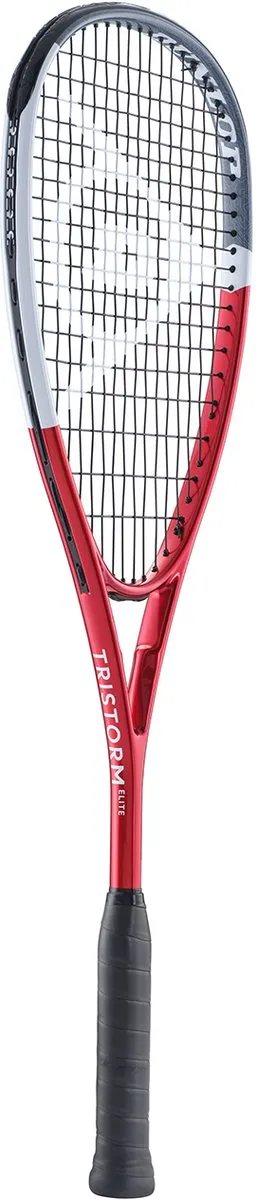 Dunlop Tristorm Elite Squashracket - Rood/Blauw/Wit