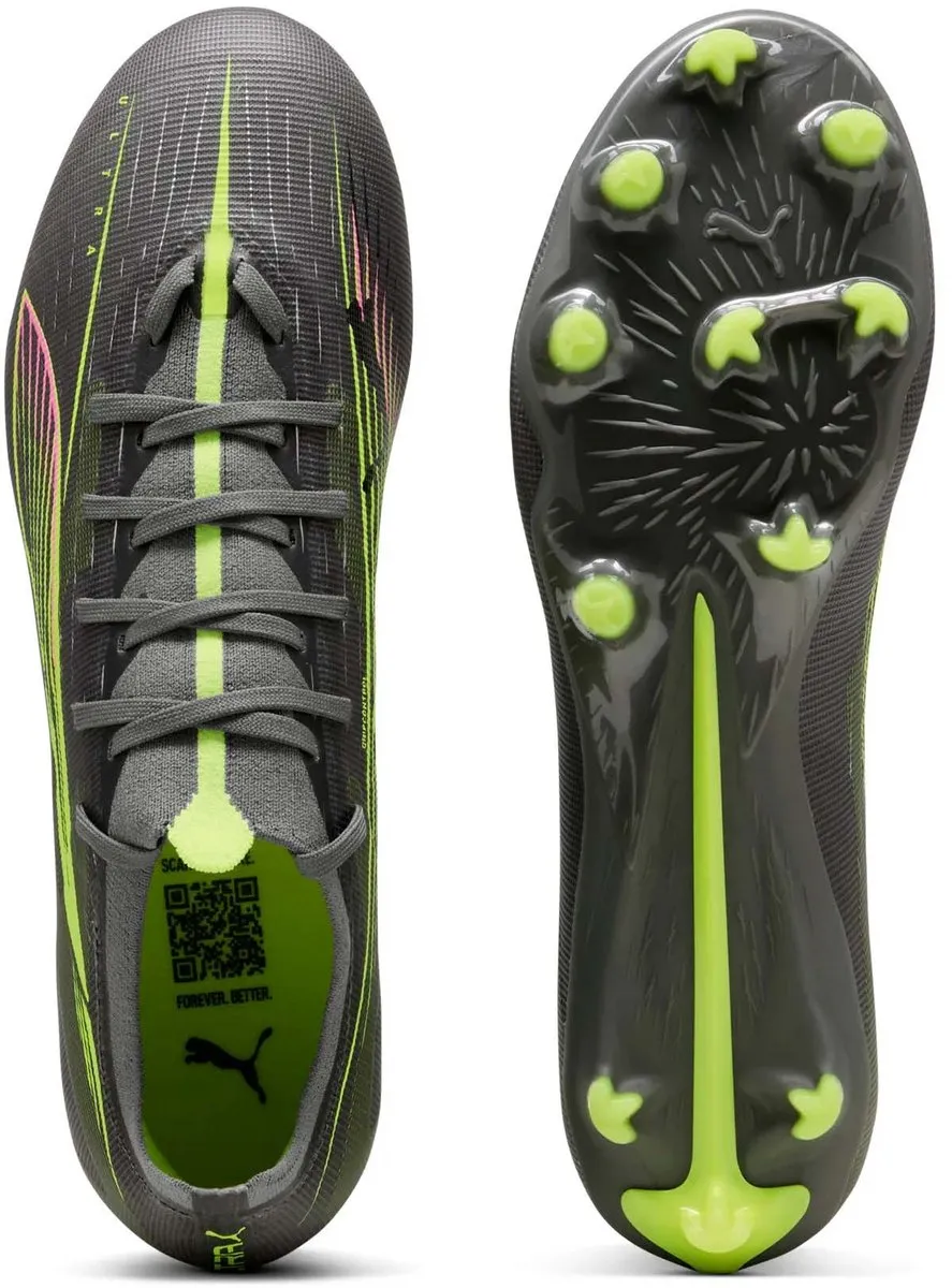 PUMA Ultra 5 Match FG Voetbalschoenen - 40.5 - Grijs