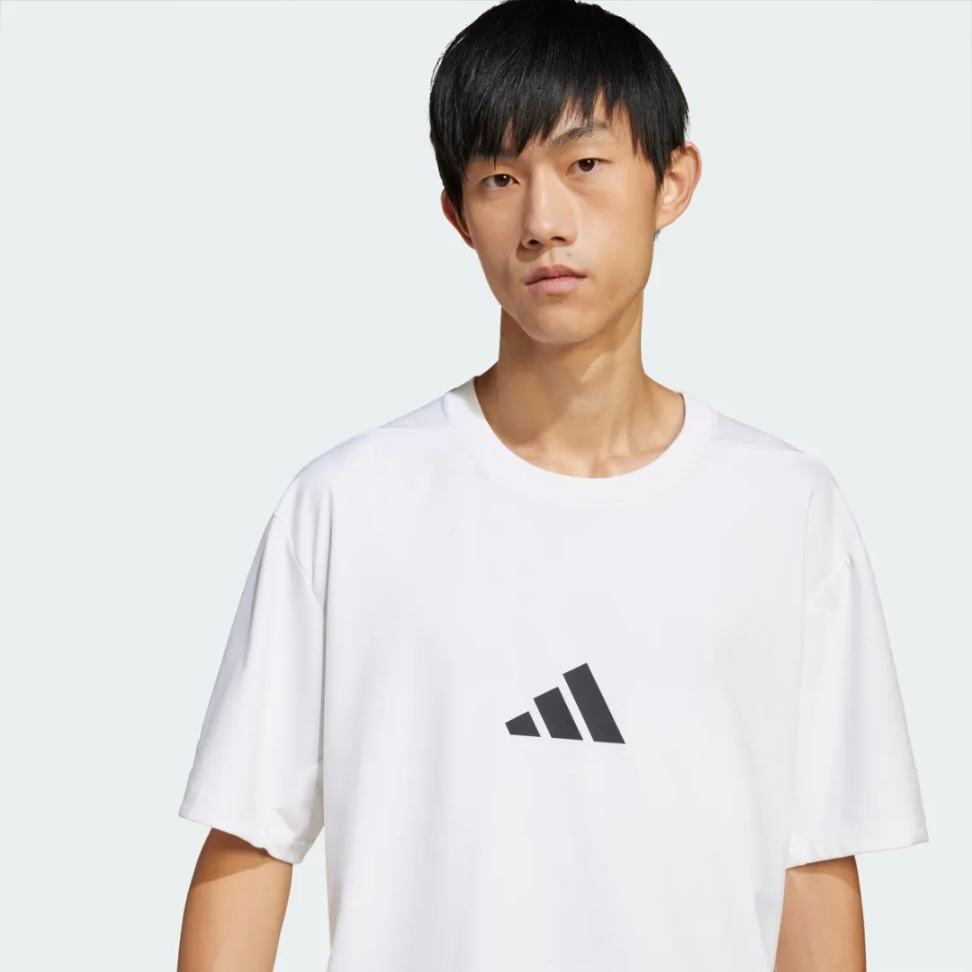 adidas Z.N.E. Loose-Fit T-shirt JC5482 - Heren - Wit - XL