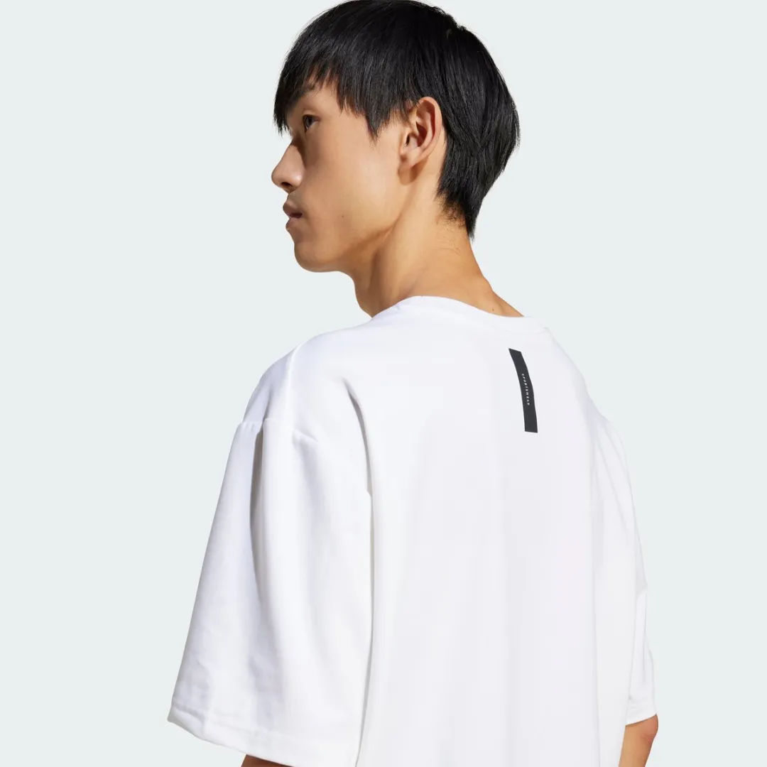 adidas Z.N.E. Loose-Fit T-shirt JC5482 - Heren - Wit - XL