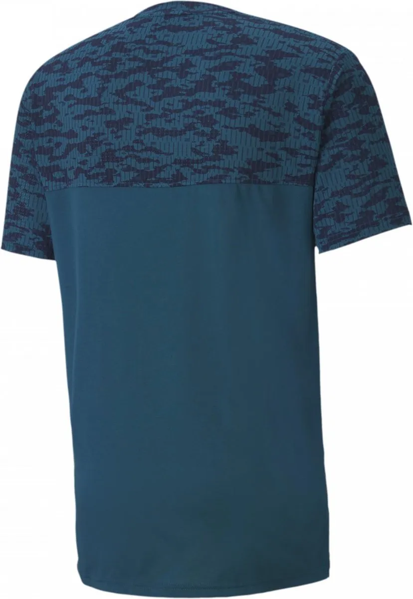 PUMA Train AOP Vent T-shirt Digi-Blue