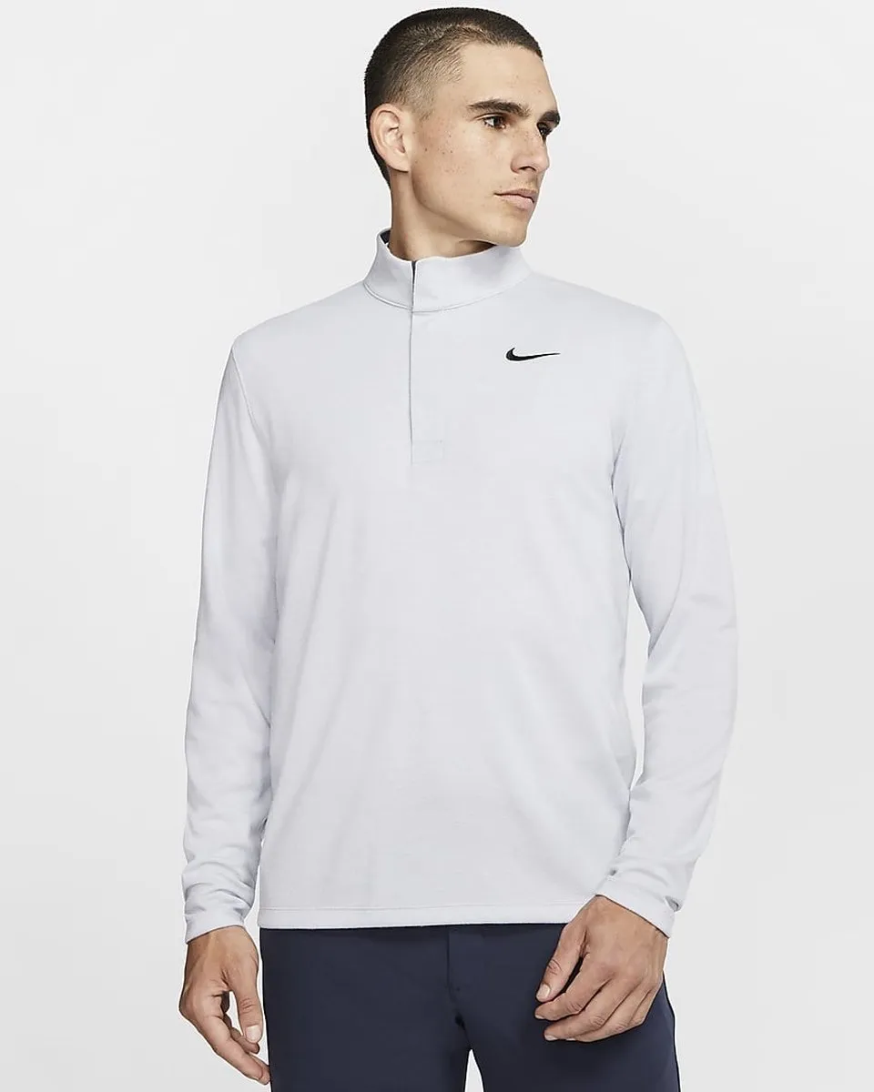 Nike Men Dry Fit Victory Golf Top - Grijs/Wit